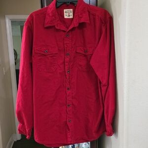 Red Button-Up Shirt